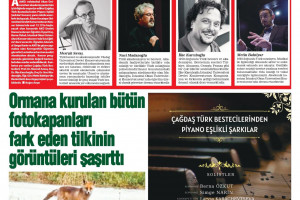 Çağdaş Türk Bestecileri gazete haberi
