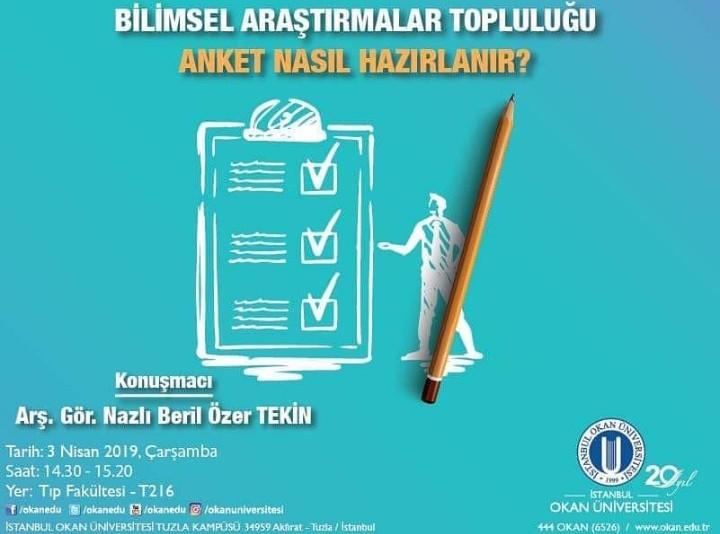 “Anket nasıl hazırlanır?” Başlıklı Eğitim
