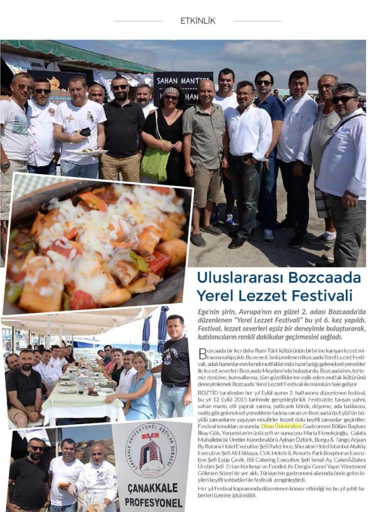 Food In Life – “Uluslararası Bozcada Yerel Lezzet Festivali