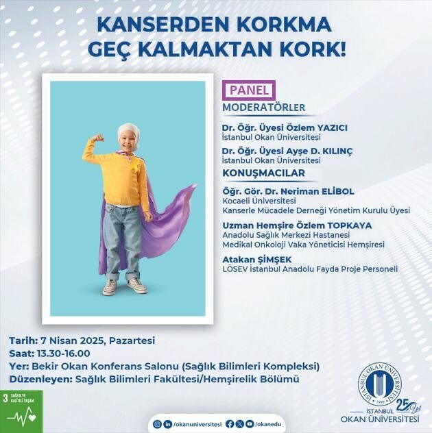 Kanserden Korkma Geç Kalmaktan Kork