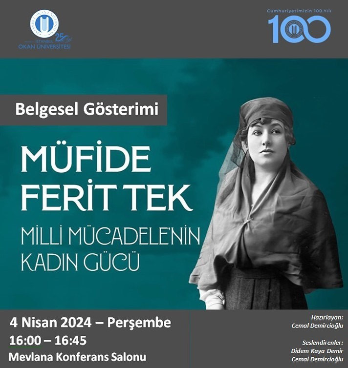 ​Müfide Ferit Tek: Millî Mücadele’nin Kadın Gücü