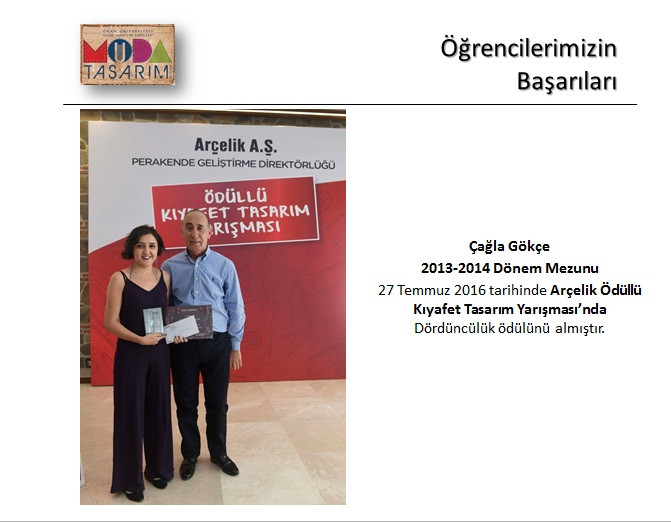 Çağla Gökçe - Arçelik Garment Design Contest (4th Prize Winner)