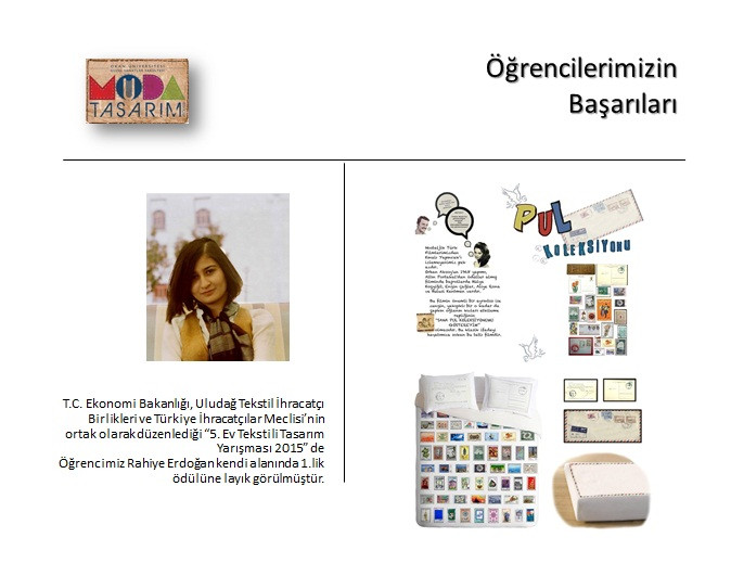 Rahiye Erdoğan - 5th Home Textile Design Contest (1st Prize Winner)