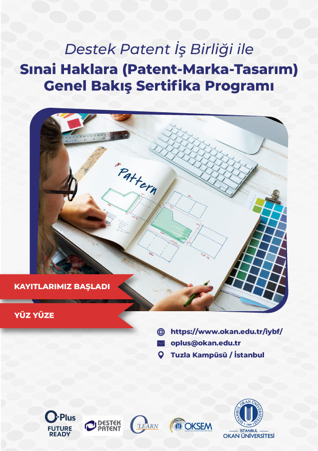 Sınai Haklara (Patent-Marka-Tasarım) Genel Bakış Sertifika Programı