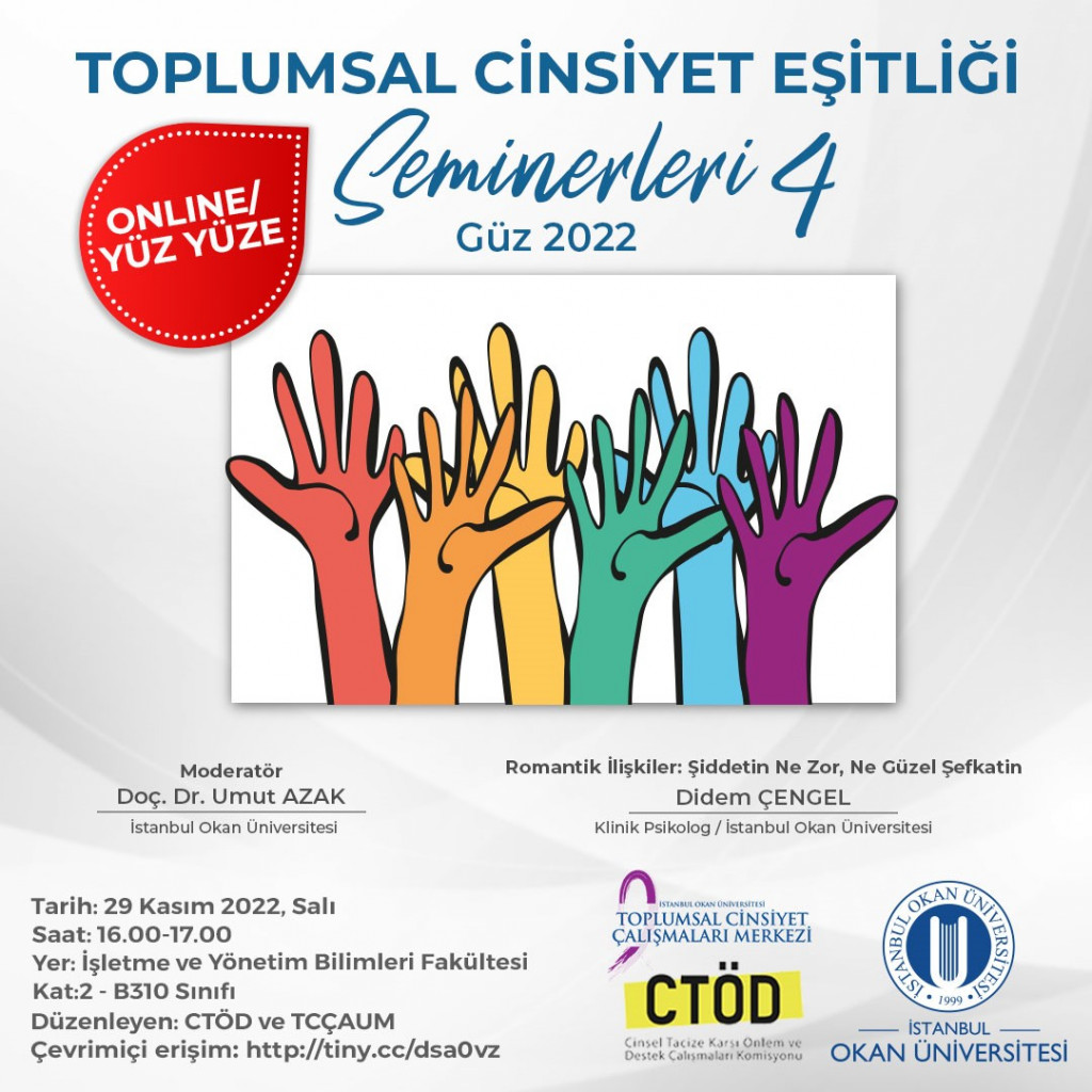 29 Kasım Toplumsal Cinsiyet Eşitliği Semineri 