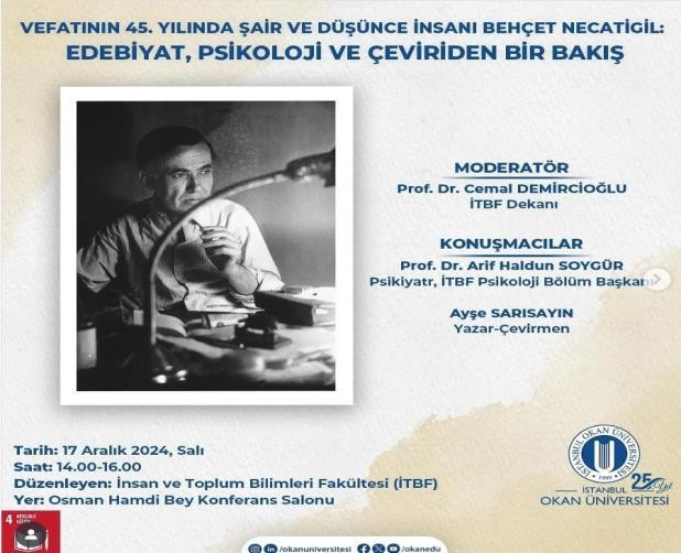 Vefatının 45. Yılında Şair ve Düşünce İnsanı Behçet Necatigil: Edebiyat, Psikoloji ve Çeviriden Bir Bakış