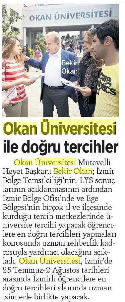 Basında Okan
