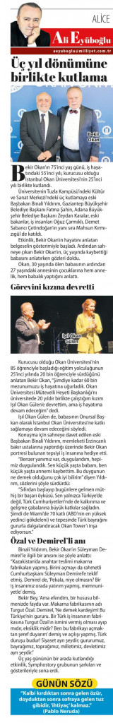 Basında Okan